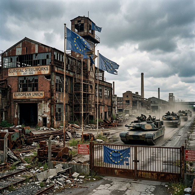 El Suicidio Industrial de Europa para Financiar el Complejo Militar Estadounidense